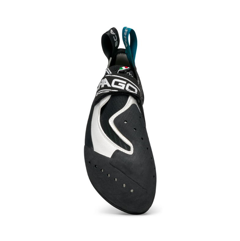 front view of Scarpa Drago LV climbing shoe