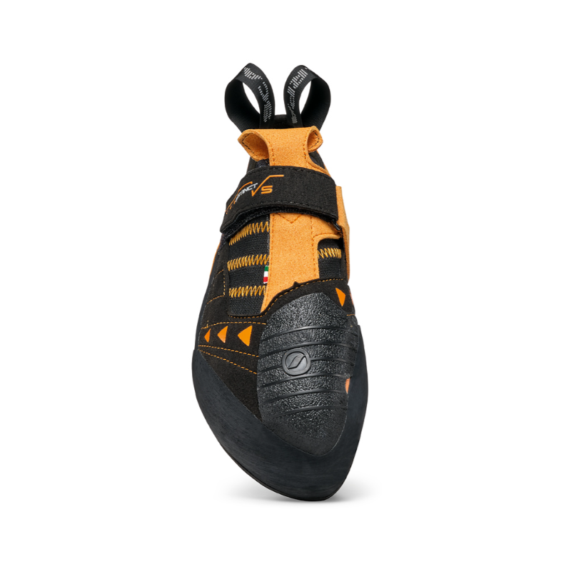 front view of Scarpa Instinct VS climbing shoe